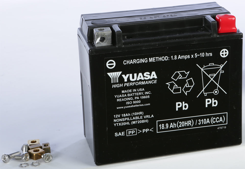 BATTERY YTX20HL SEALED FACTORY ACTIVATED by YUASA