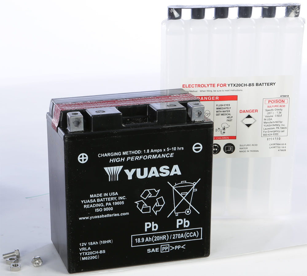 BATTERY YTX20CH-BS MAINTENANCE FREE by YUASA