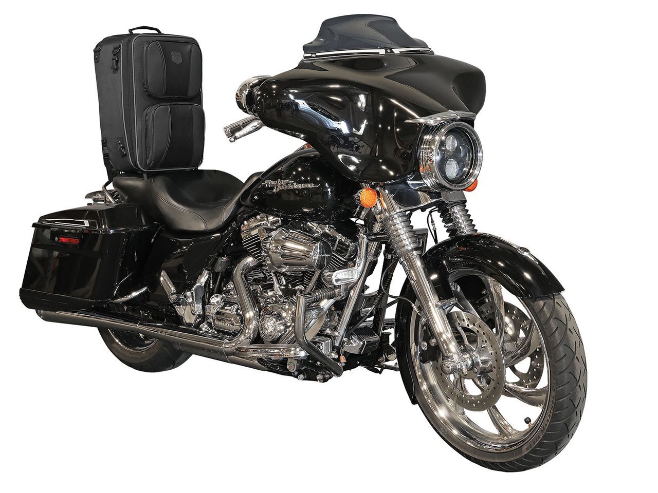 Route 1 Hwy Roller Tour Trunk /Backrest Bag Black