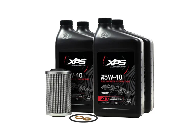 Can-Am XPS 5W-40 Full Synthetic Oil Change Kit for Spyder RS, RT & ST SM5 | 9779482