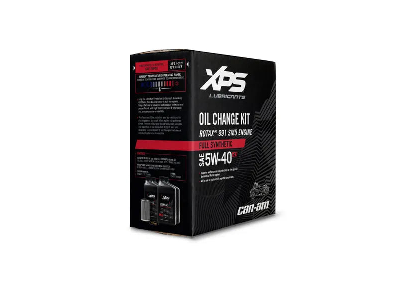 Can-Am XPS 5W-40 Full Synthetic Oil Change Kit for Spyder RS, RT & ST SM5 | 9779482