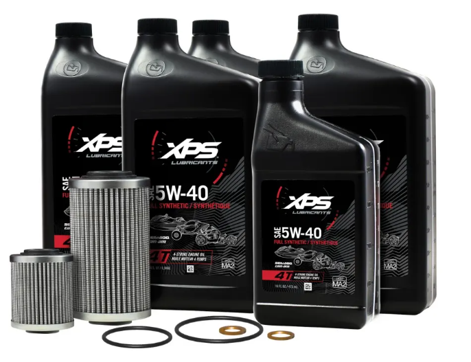 Can-Am XPS 5W-40 Full Synthetic Oil Change Kit for Spyder RS, RT & ST SE5 | 9779483