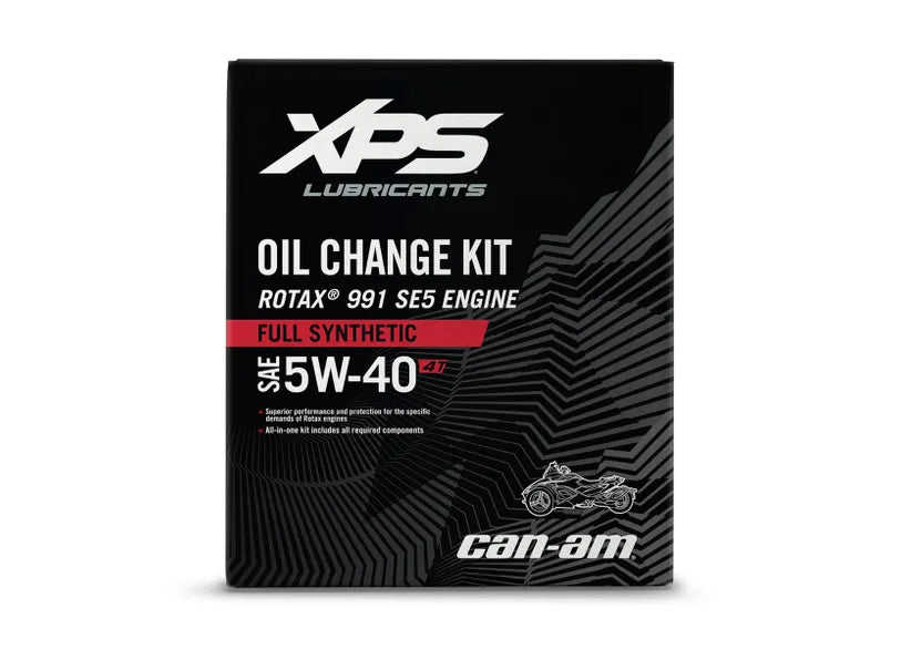 Can-Am XPS 5W-40 Full Synthetic Oil Change Kit for Spyder RS, RT & ST SE5 | 9779483