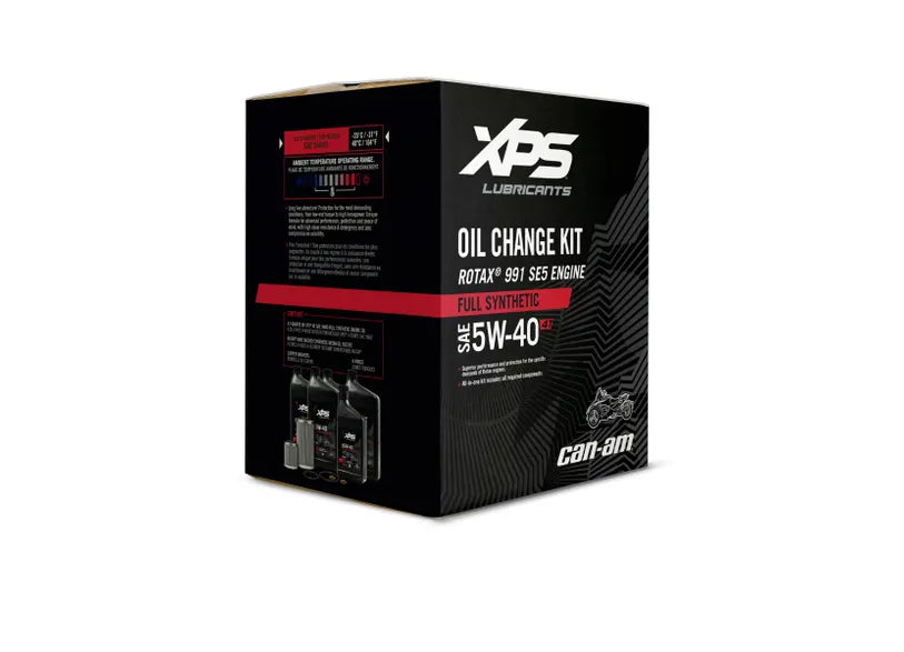 Can-Am XPS 5W-40 Full Synthetic Oil Change Kit for Spyder RS, RT & ST SE5 | 9779483