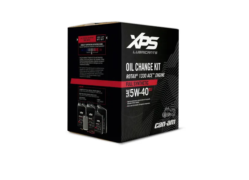 Can-Am XPS 5W-40 Full Synthetic Oil Change Kit for Spyder F3, RT & Canyon | 9779484