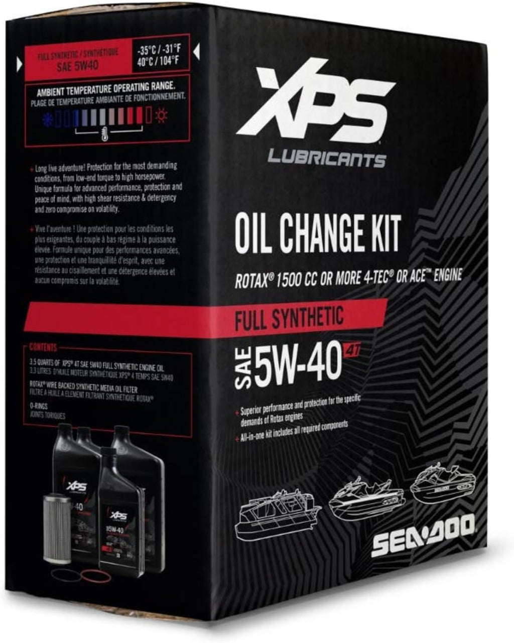 Sea-Doo 5W-40 1500 CC + Oil Change Kit | 9779486