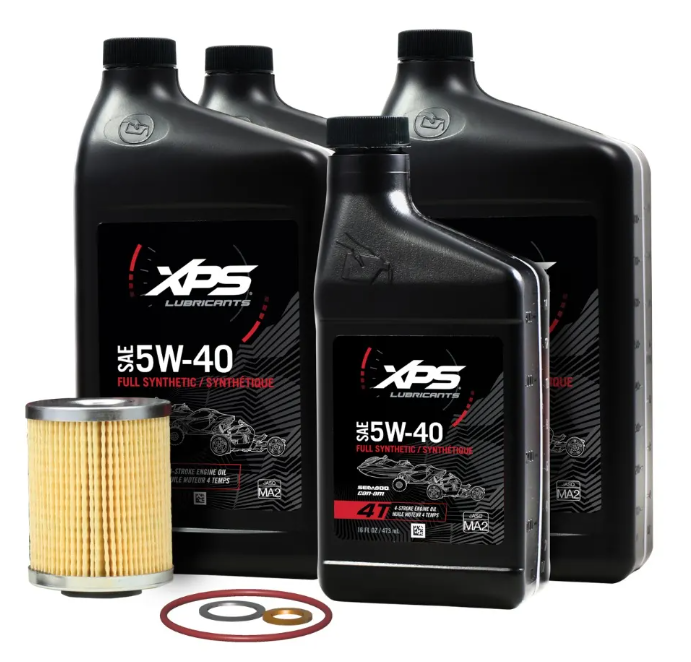 Can-Am XPS 5W-40 Full Synthetic Oil Change Kit for Outlander 400/450 & Defender HD5 | 9779487