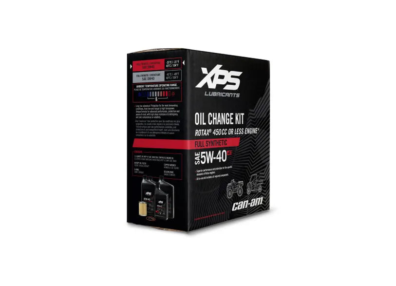 Can-Am XPS 5W-40 Full Synthetic Oil Change Kit for Outlander 400/450 & Defender HD5 | 9779487