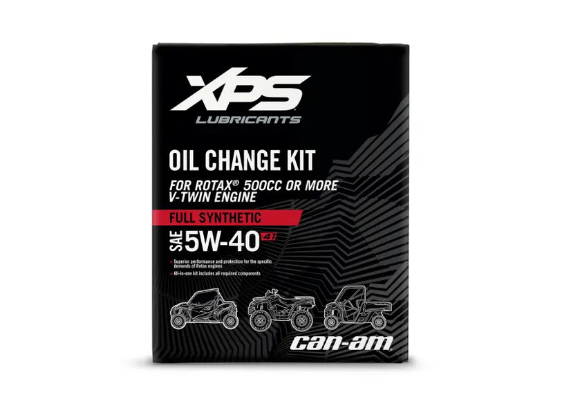Can-Am XPS 5W-40 Full Synthetic Oil Change Kit for 500cc+ V-Twin Engines | 9779488