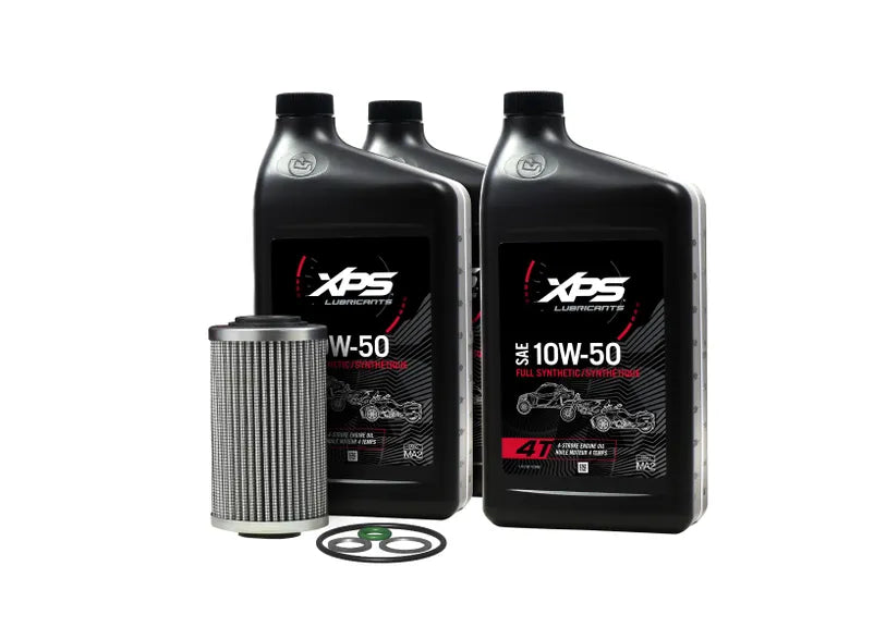 Can-Am XPS 10W-50 Full Synthetic Oil Change Kit for Maverick R & R MAX | 9779501