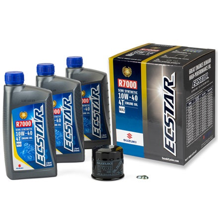 Suzuki Oil Change Kit for  KingQuad 750, KingQuad 500, V-strom 650, SV650, GSZ-250R, GSX-R600, and GSX-R750 | 990A0-01E30-3KT