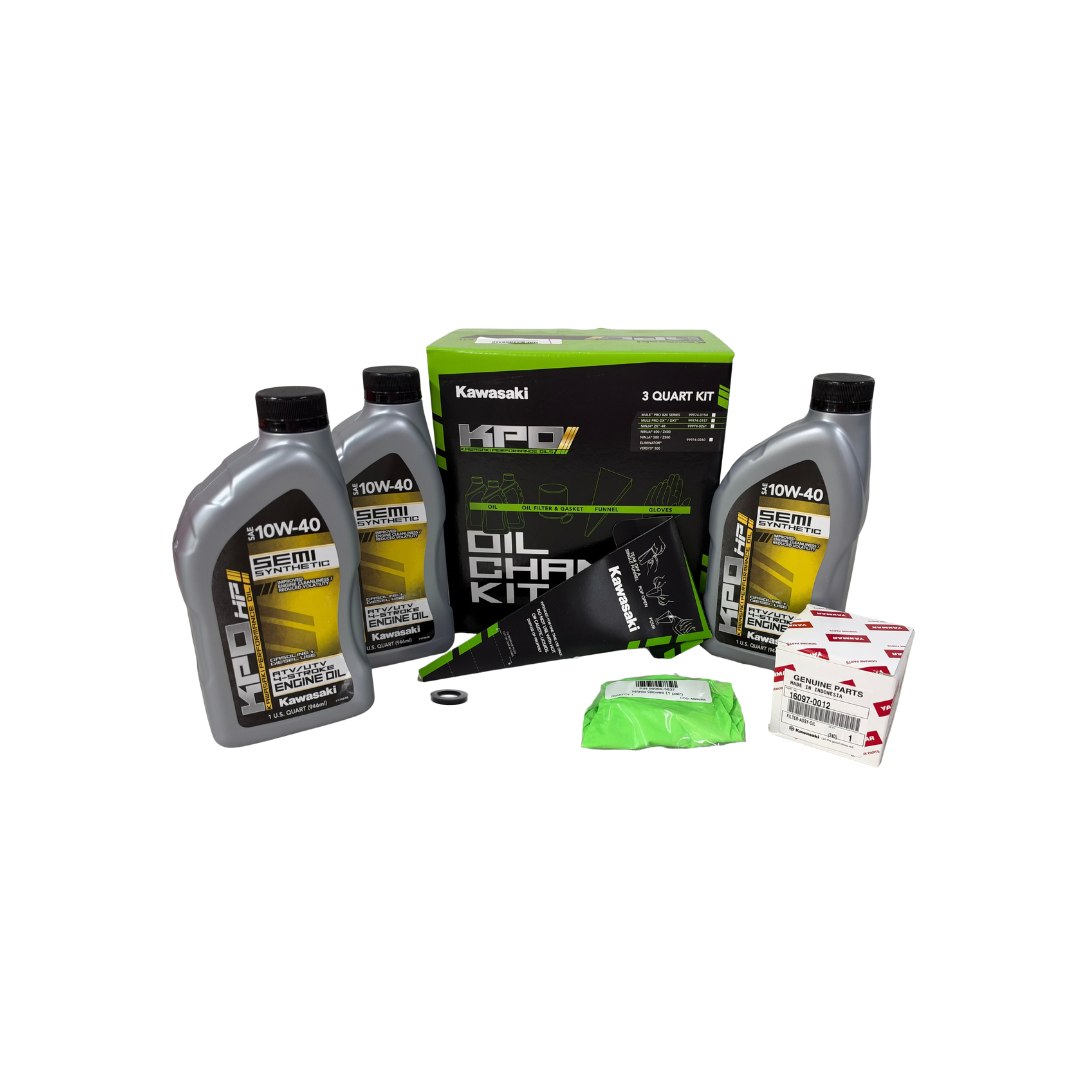 Kawasaki KPO 10W-40 Semi-Synthetic Oil Change Kit for MULE PRO-DX & PRO-DXT | 99974-0157