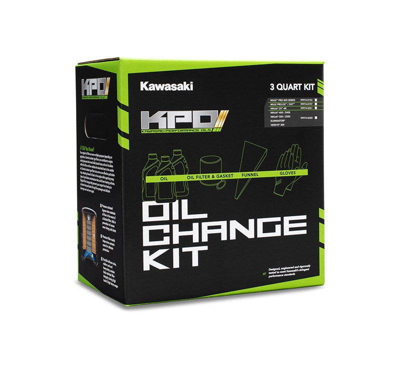 Kawasaki Oil Change Kit for Ninja 500, Z500 and Eliminator | 99974-0260