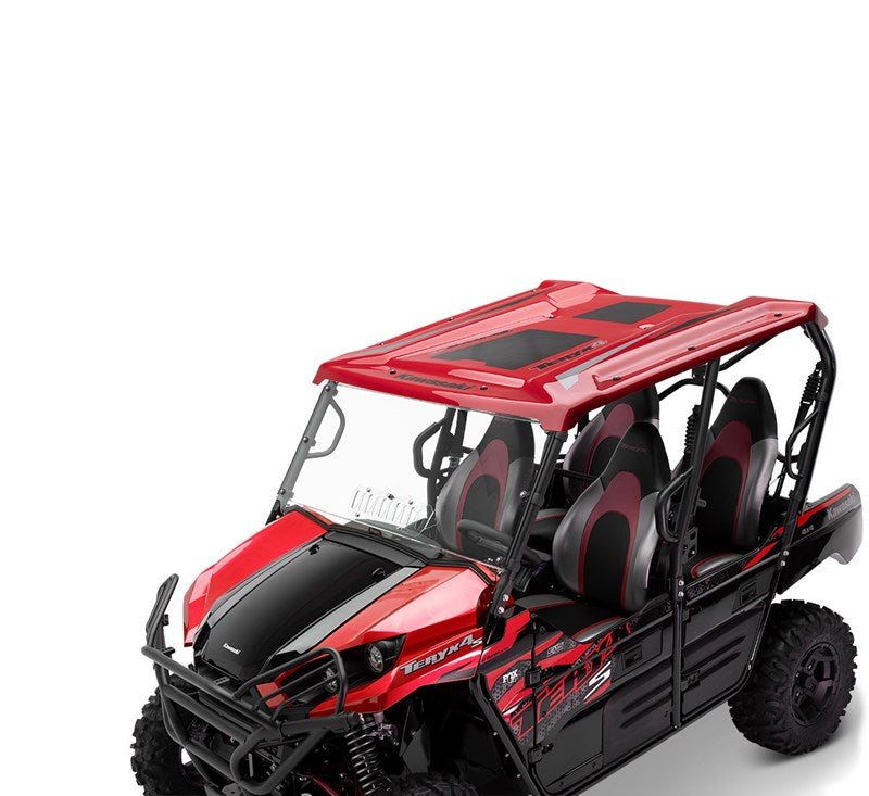 Kawasaki Teryx4 KQR Polycarbonate Roof, Red | 99994-1529-RD
