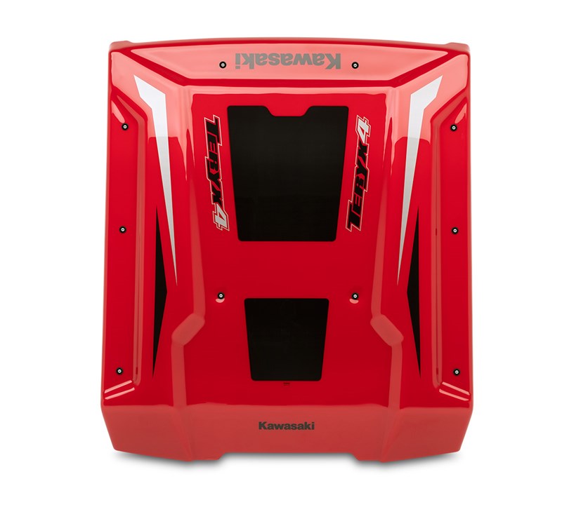 Kawasaki Teryx4 KQR Polycarbonate Roof, Red | 99994-1529-RD
