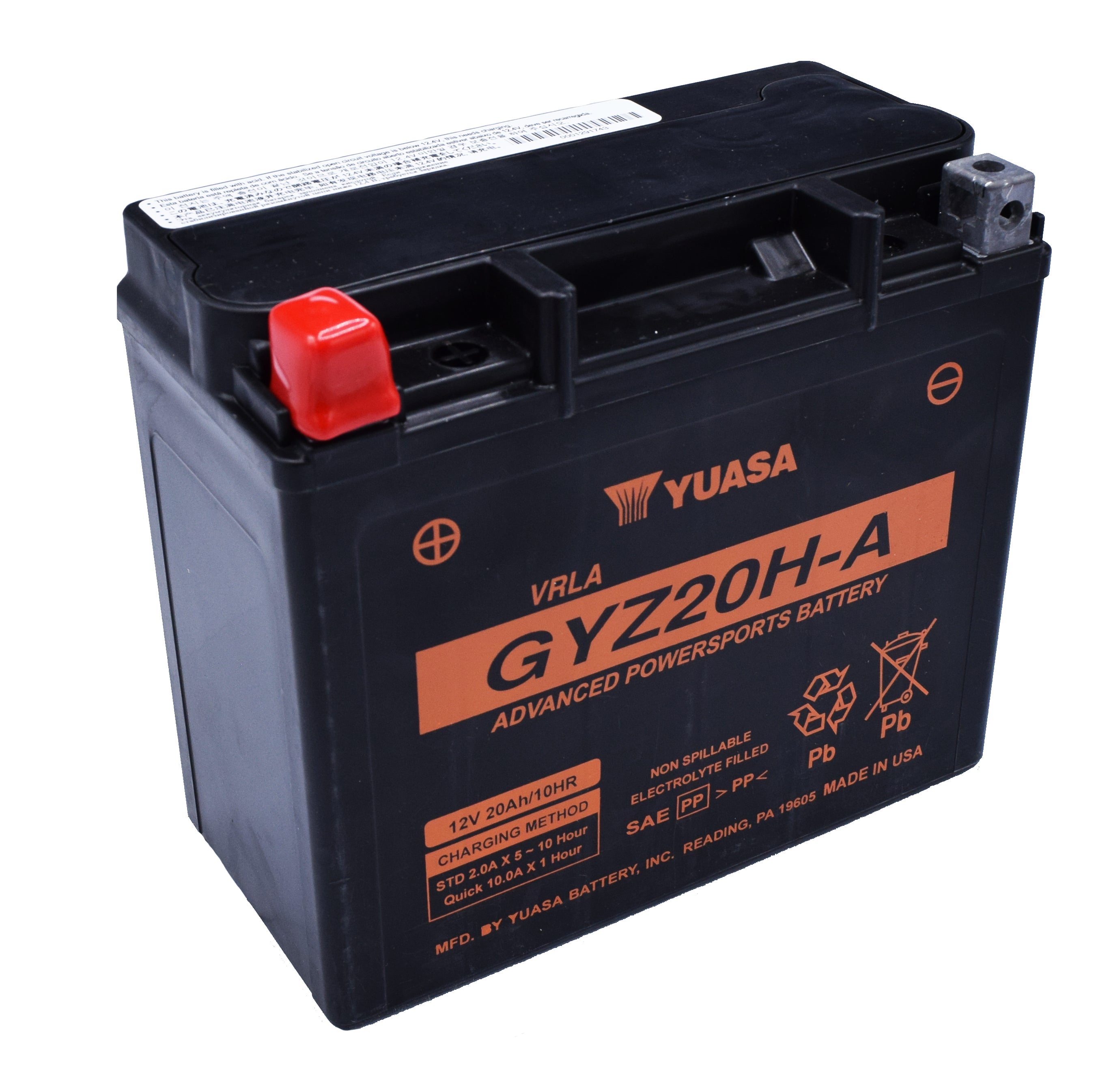 BATTERY GYZ20H-A SEALED FACTORY ACTIVATED by YUASA