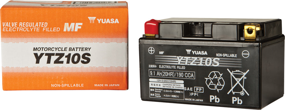 BATTERY YTZ10S SEALED FACTORY ACTIVATED by YUASA