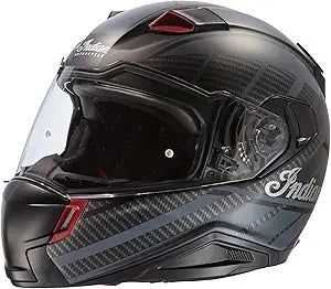 Indian Motorcycle Full Face Matte Sport Helmet, Black