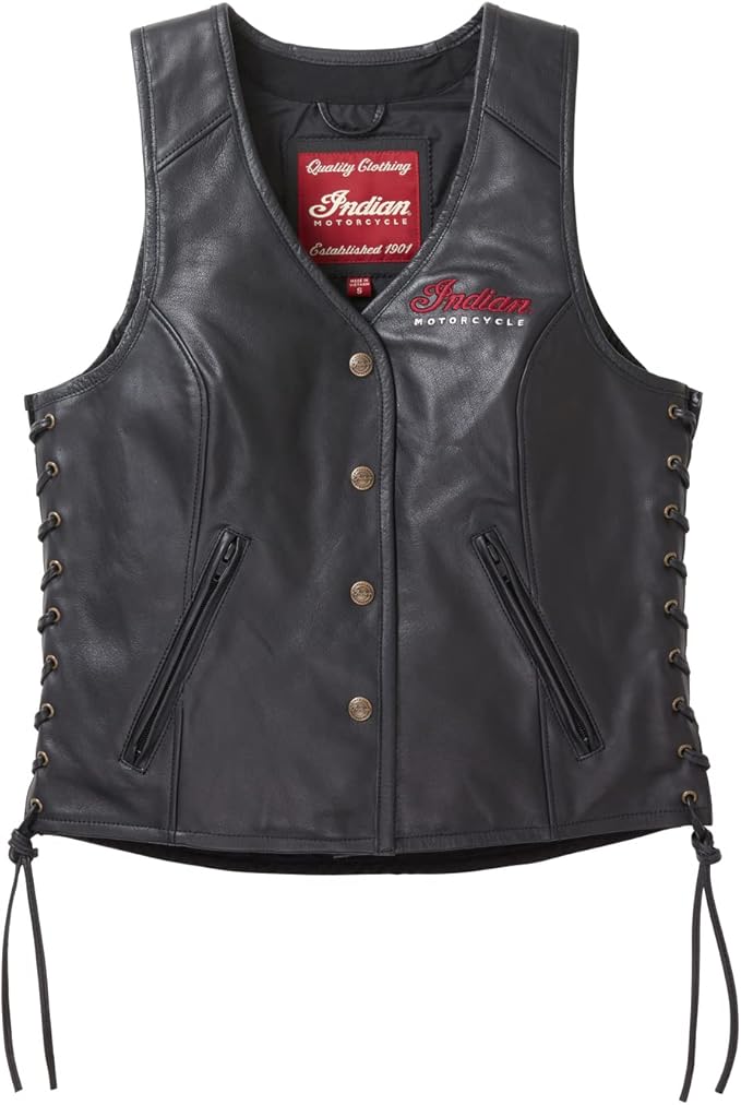 Indian Motorcycle Women's Lindy Vest, Black
