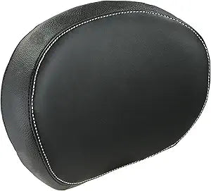 Indian Genuine Leather Backrest Pad Black W/No Studs | 2879666-01
