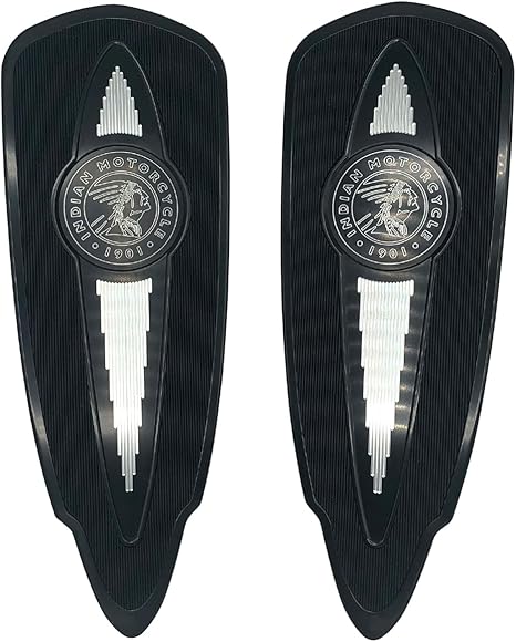 Indian Motorcycle Select Rider Floorboards, Pair, Black, Anodized Aluminum | 2883021-468