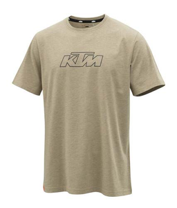 KTM ESSENTIAL TEE SAND MELANGE L | 3PW240028404