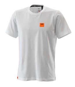 KTM PURE TEE WHITE S | 3PW240028802
