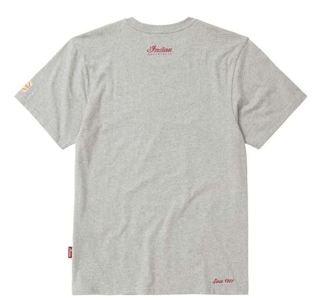 Indian Motorcycle Men’s Continental T-Shirt Gray