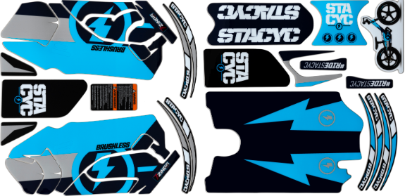 STACYC 12eDrive Graphics Kit