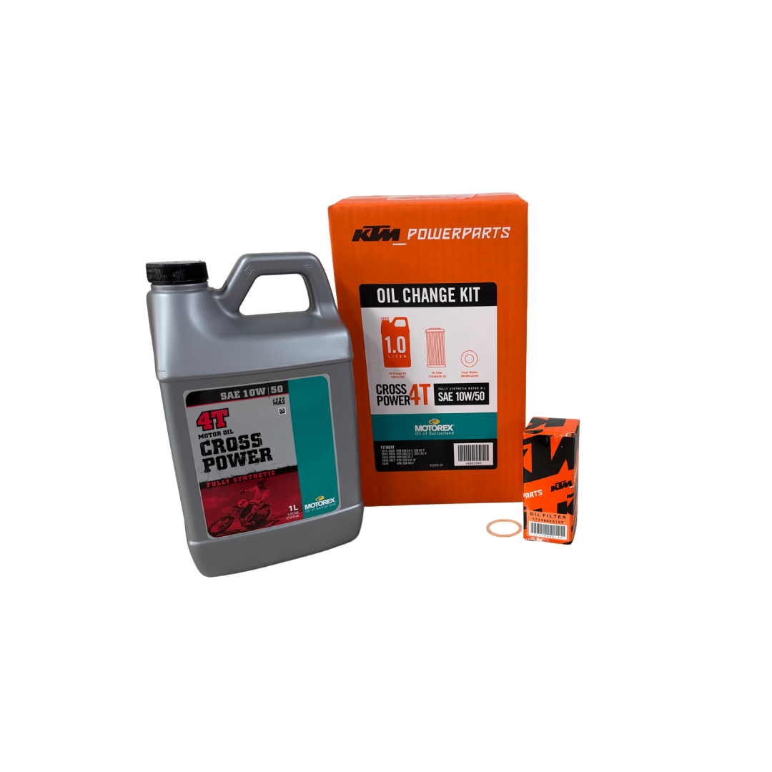 KTM Motorex 10W-50 Oil Change Kit for 250/350 SX-F, XC-F, XCF-W & EXC-F | U6921040