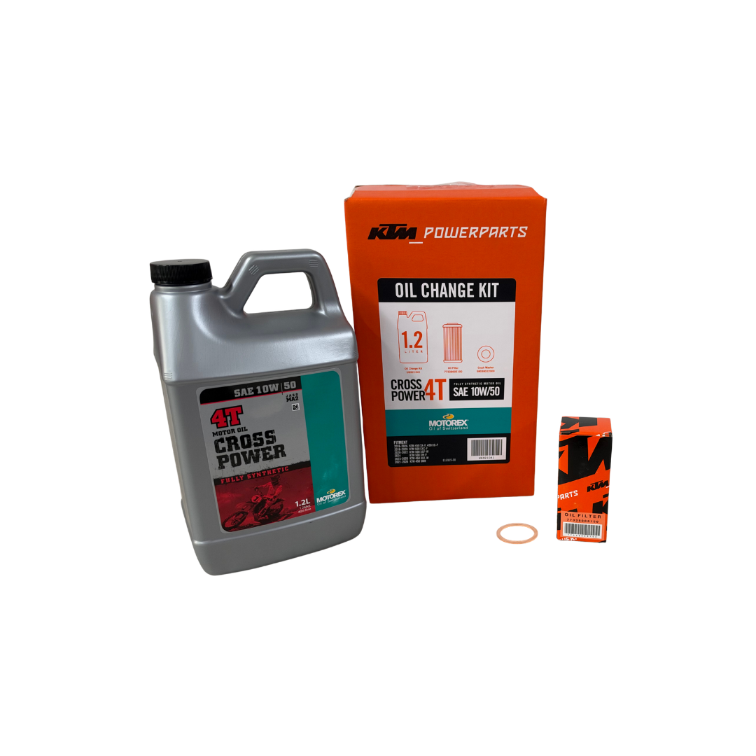 KTM Motorex 10W-50 Oil Change Kit for 350/450 SX-F, 450 XC-F, 500 EXC-F & 450 SMR | U6921041