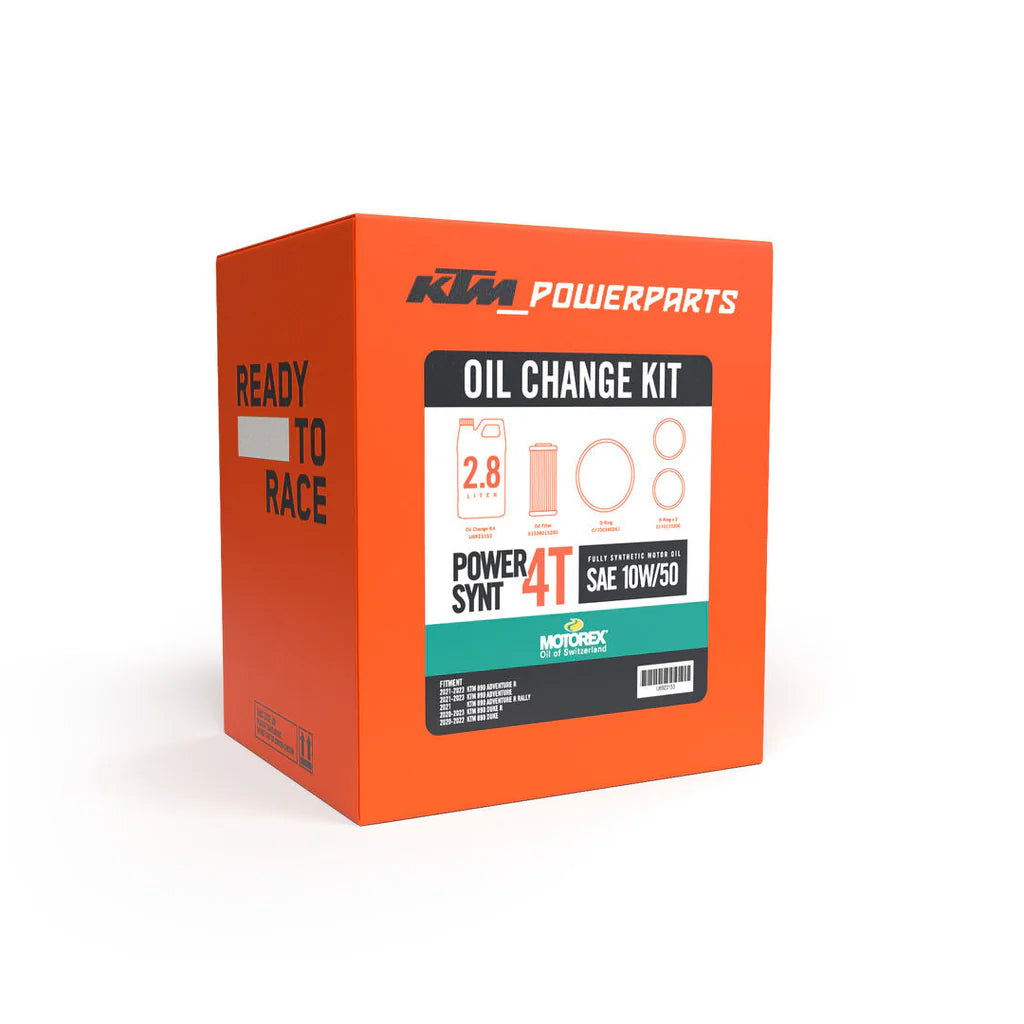 KTM Motorex 10W-50 Full Synthetic Oil Change Kit for 790 & 890 Duke / Adventure | U6923153