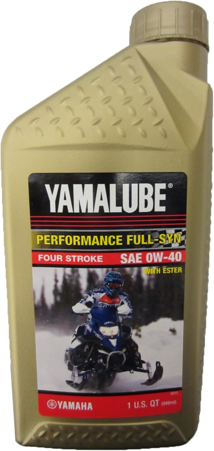 Yamalube-0W40 Full Synthetic Quart for Snowmobiles | LUB-00W40-FS-12