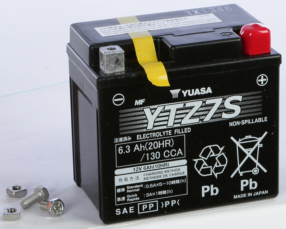 BATTERY YTZ7S SEALED FACTORY ACTIVATED by YUASA