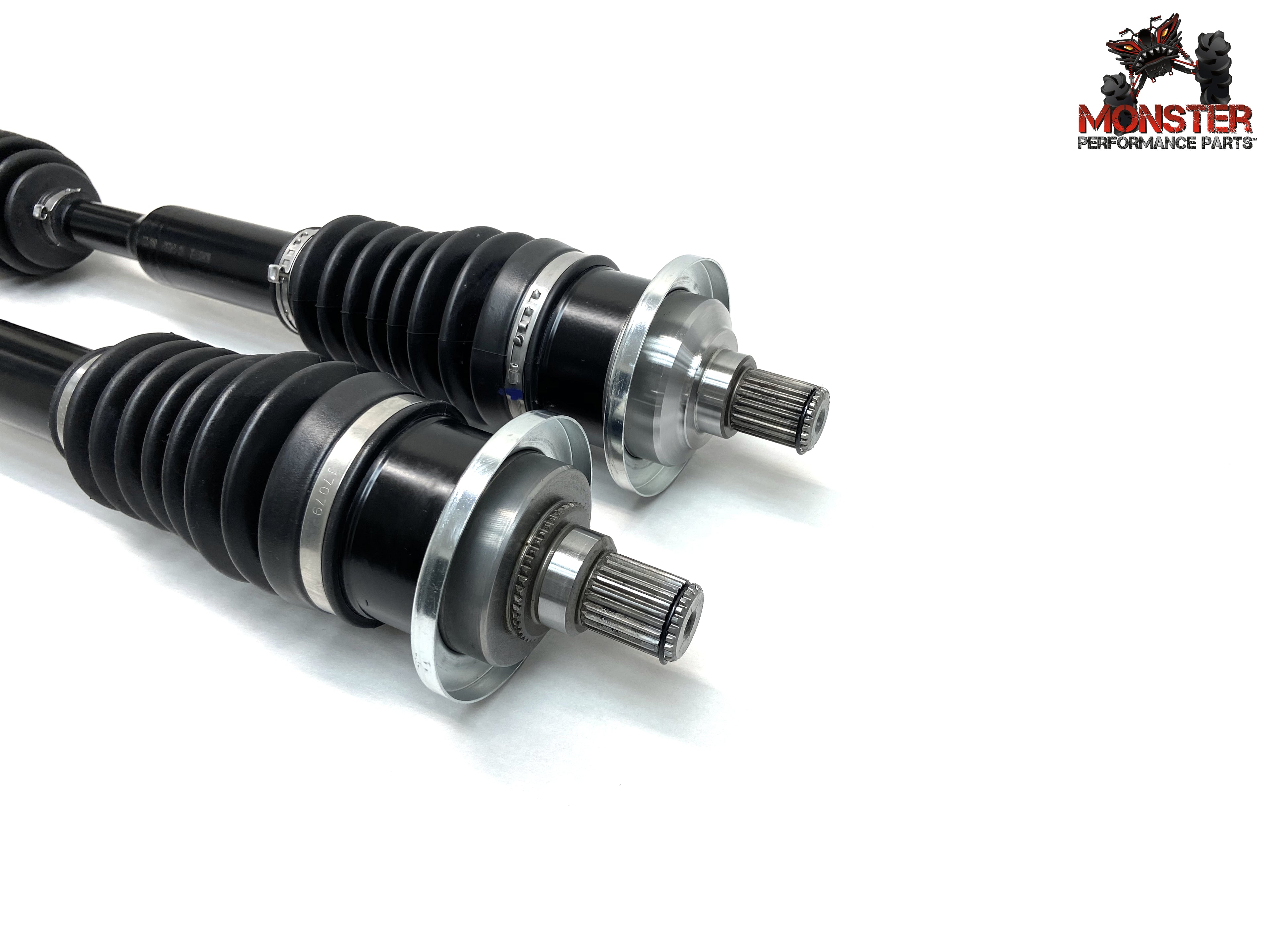Monster XP Series Front CV Axles for Arctic Cat 0502-813 1502-874, Left & Right, Telescoping, Built Tough, 4340 Chromoly Steel, Direct Fit, Factory Length with 4" of Travel 3