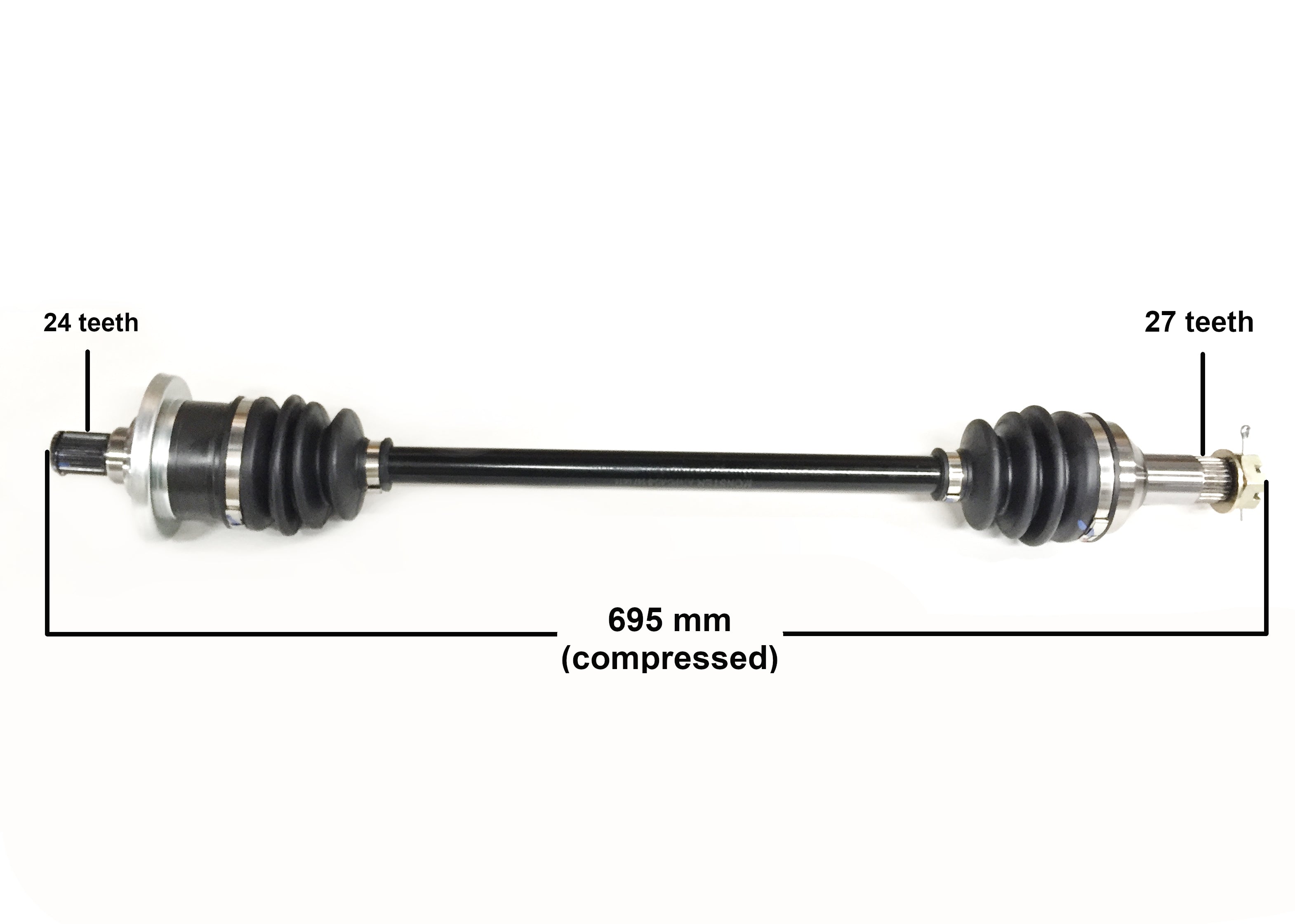 Precision Front CV Axle for Arctic Cat 1502-940 Heat-Treated Quality Tested