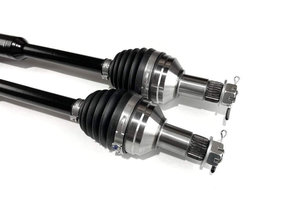 Monster XP Series Full CV Axle Set for Arctic Cat 2502-356, 2502-357, Prowler XT & HDX XT, Front & Rear, Telescoping, Built Tough, 4340 Chromoly, Direct Fit, Factory Length with 4" of Travel 4