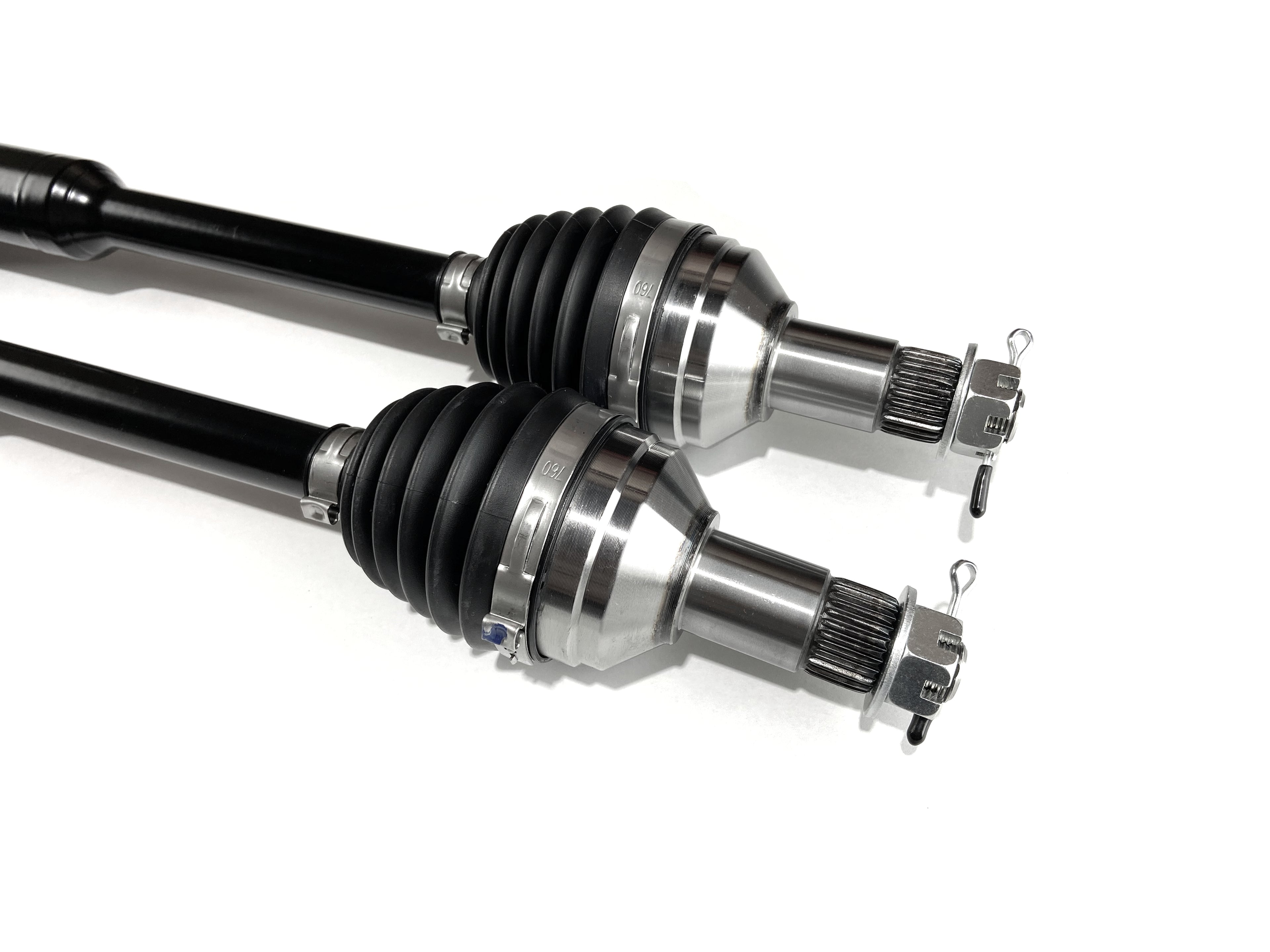Monster XP Series Full CV Axle Set for Arctic Cat 2502-356, 2502-357, Prowler XT & HDX XT, Front & Rear, Telescoping, Built Tough, 4340 Chromoly, Direct Fit, Factory Length with 4" of Travel 4
