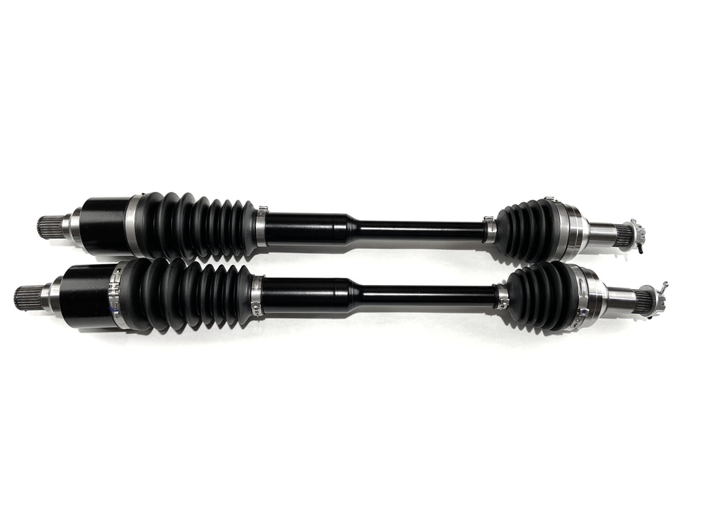Monster XP Series Rear CV Axles for Arctic Cat, 2502-356, 2502-189, Prowler XT 550 700 1000 & HDX 500 700 XT, Left & Right, Telescoping, 4340 Chromoly, Factory Length with 4" of Travel