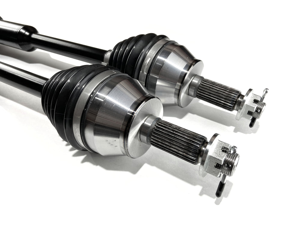 Monster XP Series Front CV Axles for Arctic Cat 2502-708, Wildcat XX 2018-2022, Left & Right, Telescoping, Built Tough, 4340 Chromoly Steel, Direct Fit, Factory Length with 4" of Travel 3
