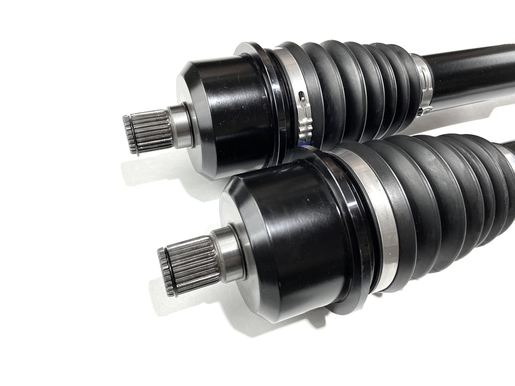 Monster XP Series Full CV Axle Set for Arctic Cat 2502-708, 2502-763, Wildcat XX 2018-2019, Front & Rear, Telescoping, Built Tough, 4340 Chromoly Steel, Direct Fit, Factory Length with 4" of Travel 4