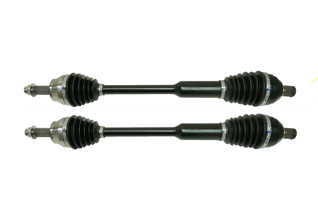 Monster XP Series Rear CV Axles for Arctic Cat 2502-763, Wildcat XX 2018-2019, Left & Right, Telescoping, Built Tough, 4340 Chromoly Steel, Direct Fit, Factory Length with 4" of Travel