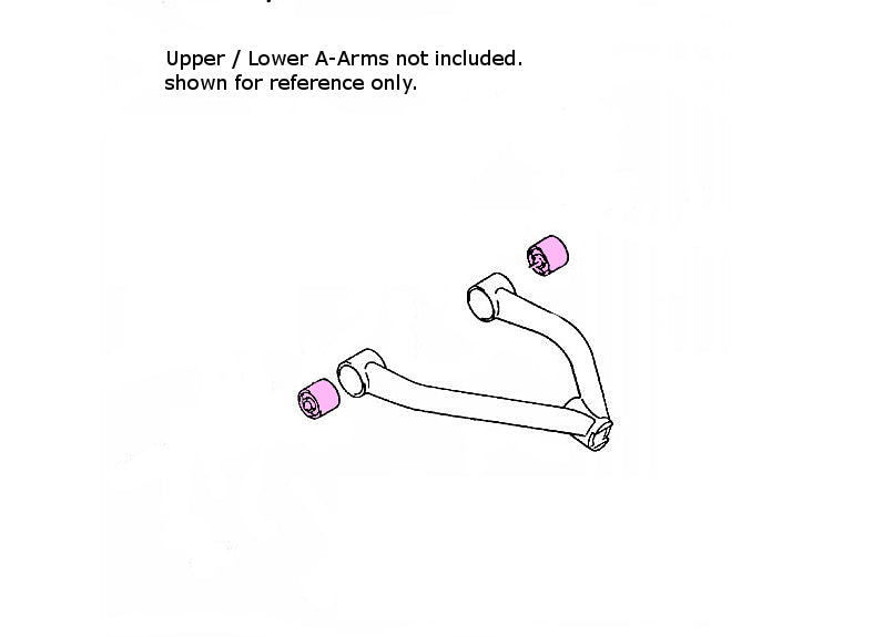 A-Arm Bushing Kit for Suzuki 09319-10055 Upper or Lower Precision Machined