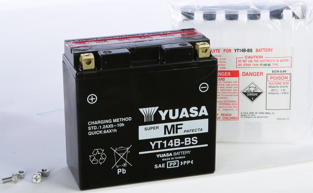 BATTERY YT14B-BS MAINTENANCE FREE by YUASA
