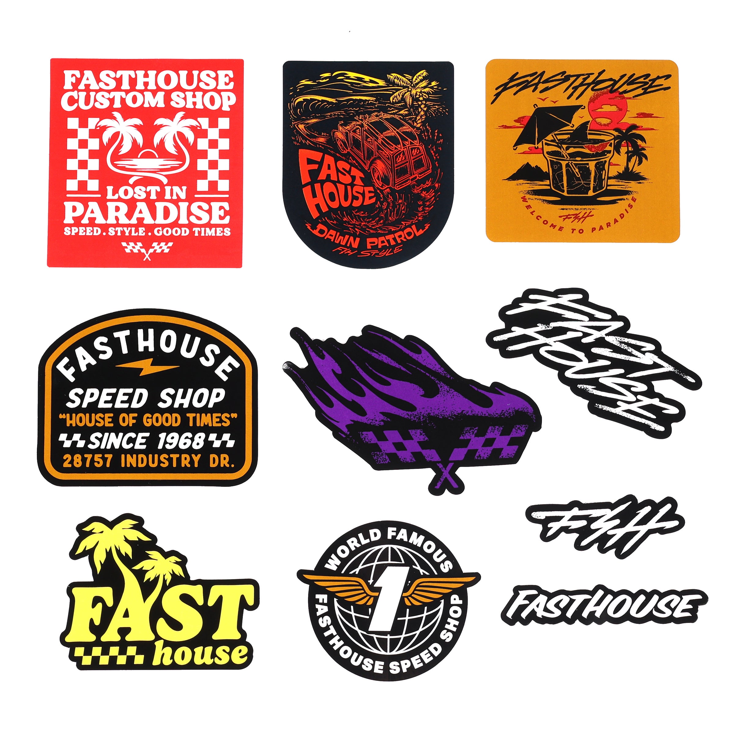 Summer '25 Lifestyle Decals by Fasthouse