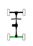 Monster XP Series Rear CV Axles for Kawasaki 59266-0002, 59266-0023, Left & Right, Telescoping, Built Tough, 4340 Chromoly Steel, Direct Fit, Factory Length with 4" of Travel 5