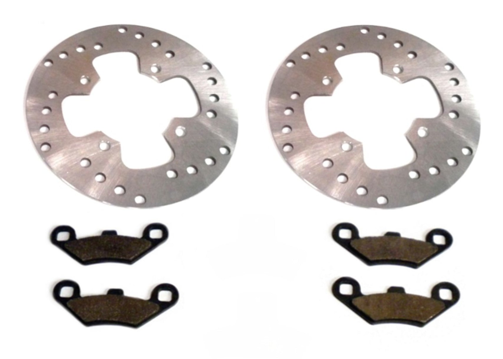 Precision Front Brake Rotors & Pads for Polaris 5243675 5240035
