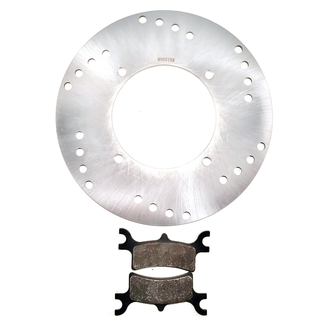 Precision Rear Brake Rotor & Pads for Polaris 5244635 Optimal Braking