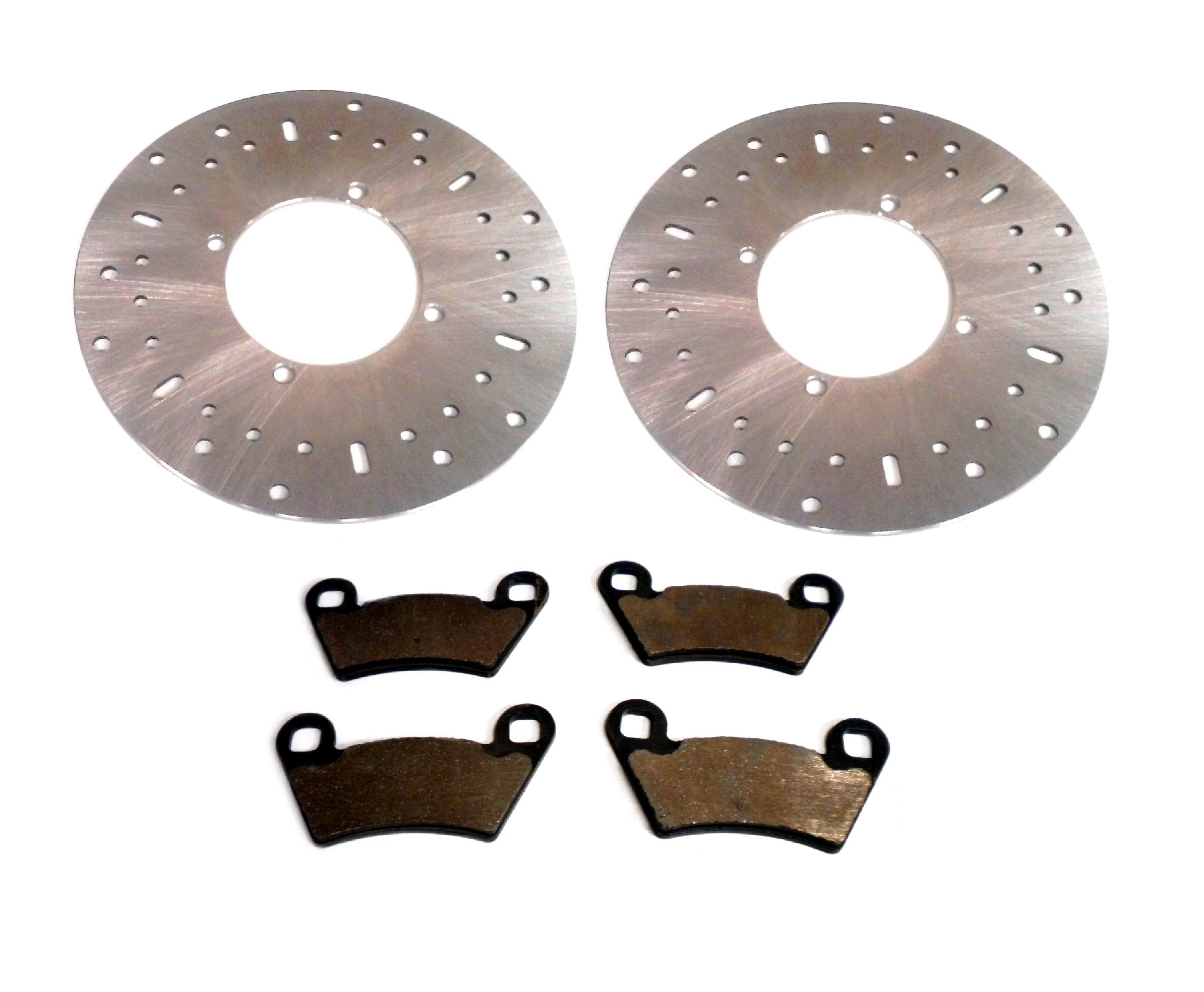Precision Front Brake Rotors & Pads for Polaris 2202413 5244314 Optimal Braking
