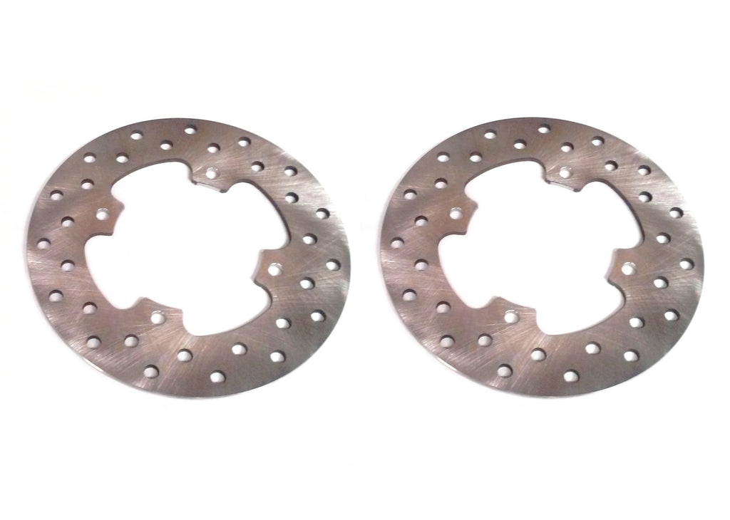 Precision Front Brake Rotors with Pads for Polaris 5248378 Optimal Braking
